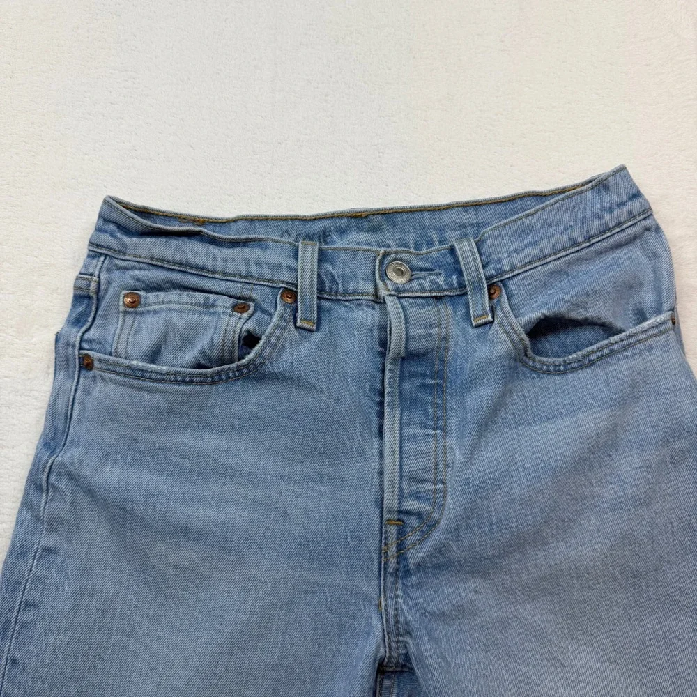 Levi's 501 Original Fit Jeans Men W26 L30 Blank Red Tag Excellent Straight Leg‎